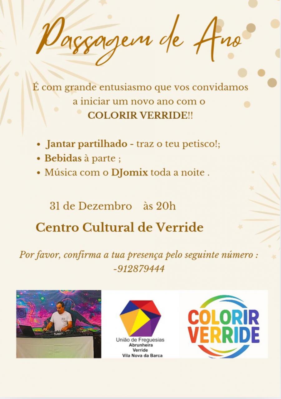 Passagem de Ano - Projeto Colorir Verride 